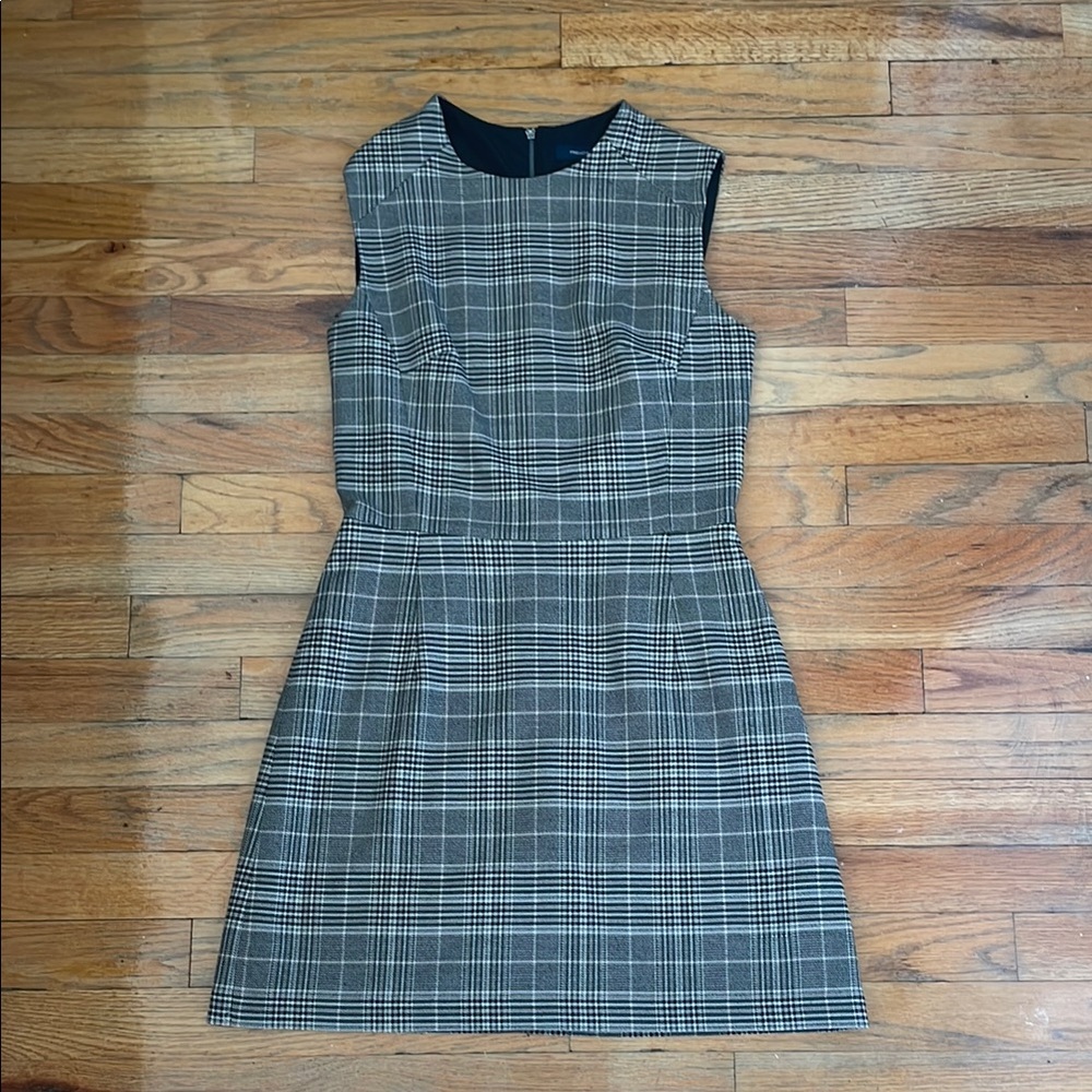 Plaid Sleeveless Dress